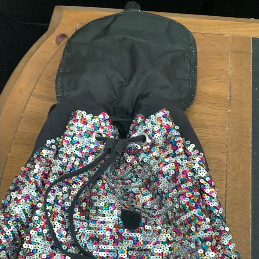Justice multi color Sequin Backpack - Picture 3 of 4